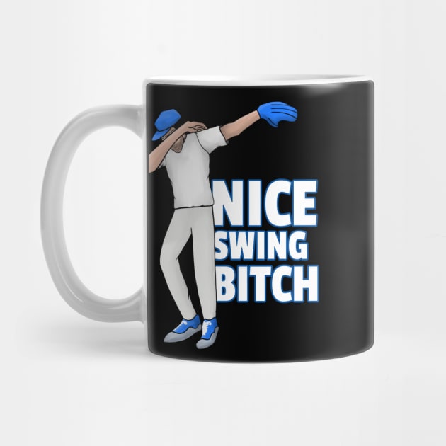 Dabbing Baseball Player Nice Swing Bitch by heidiki.png